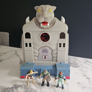 1986 Vintage Thundercats Cat's Lair Mini Figure Playset